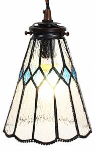 Clayre & Eef lampada a sospensione Tiffany Ø 15x115 cm Vetro trasparente