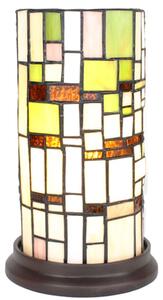 Lampada da tavolo Tiffany Clayre & Eef Ø 15x26 cm Vetro verde beige