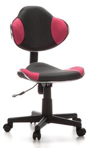 Hjh OFFICE sedia girevole per bambini KIDDY GTI-2 sedia da scrivania per bambini regolabile in altezza senza braccioli in tessuto