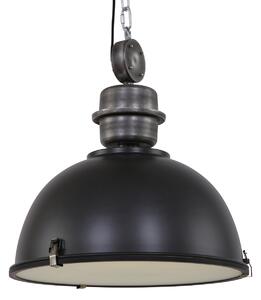 Lampada a sospensione - nero - Bikkel - vetro metallo - Ø 52cm - E27 - 7834ZW - Steinhauer