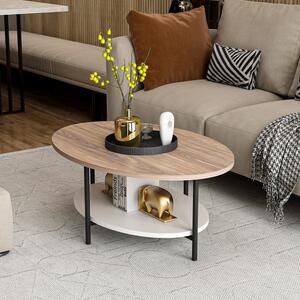 Skye Decor, Elis, tavolini, rovere, truciolato melaminico, 90 x 36 x 60 cm