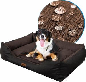 Cuccia per cani "Puffy" - Cuscino idrorepellente e sfoderabile - 115x85 cm - Robusto tessuto Oxford | PillowPrim