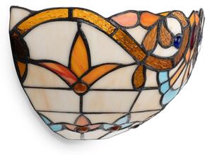 Brilagi - Applique in stile Tiffany in vetro colorato MIRABELLA 1xE14/40W/230V