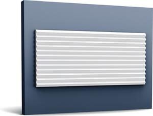 Pannello murale 3D Orac Decor W108 MODERN ZIGZAG Dekorpaneel Zierlement modernes Design weiß 2 m