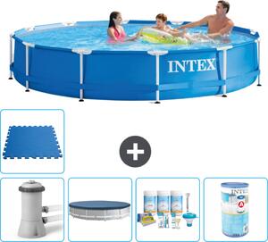 Piscina autoportante rettangolare - 366x76 cm - 6 pezzi - Modello S41714