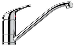 Rubinetto miscelatore lavello cucina con canna acqua bassa | Corallo