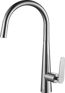 Nalda - Miscelatore da cucina con forma a U, cromo