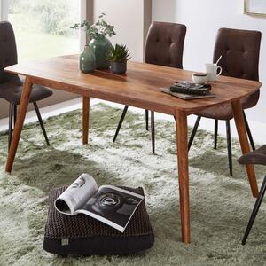 Tavolo da pranzo WL5.572 legno 120x77x60 cm Legno massiccio Sheesham