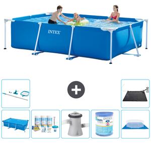 Piscina fuori terra rettangolare - 300x200x75 cm - 8 pezzi - Modello S40222