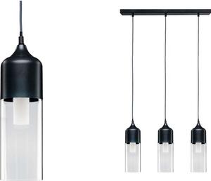 Lampada a sospensione Paulmann Neordic Vanja, max. 3 x 20W, attacco E27, grigio/trasparente, 230V, vetro/metallo