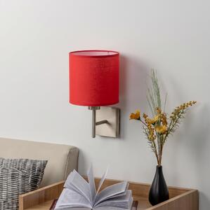 BRILAGI - Lampada da parete LED NUBILA 1xE27/60W/230V cromo opaco/rosso