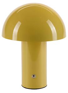 Cozy Living - Glossy Mushroom LED Lampada da Tavolo H21,5 Yellow Cozy Living