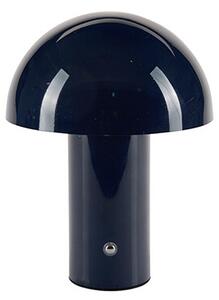 Cozy Living - Glossy Mushroom LED Lampada da Tavolo H21,5 Blue Cozy Living