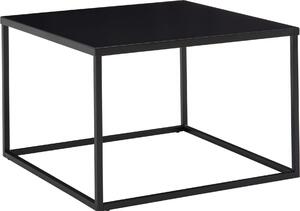 Tavolino da salotto 60x60x40 cm industriale in metallo nero | Wohnling