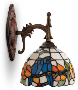 Brilagi - lampada da parete Tiffany in vetro colorato JUNGLE 1xE14/40W/230V