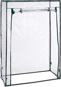 3 serre per pomodori, acciaio e telo in PVC, dimensioni: 150 x 100 x 50 cm, serra in telo per giardino e balcone, trasparente