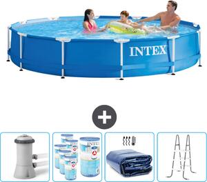 Piscina fuori terra a struttura - 366x76 cm - 5 pezzi - Modello SCB95
