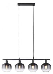 JUST LIGHT. 15421-18 - Lampadario a sospensione con filo ZEA 4xE14/25W/230V nero