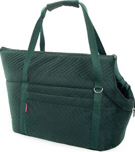 Borsa per cani Borsa da trasporto per cani Gatti Borsa da trasporto Nuovo velluto verde M