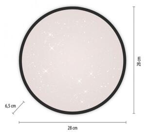 JUST LIGHT. 14293-18 - Plafoniera LED dimmerabile KYLE LED/10W/230V nero