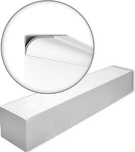 NMC WT22-box WALLSTYL Noel Marquet 1 cartone con 5 strisce decorative Cornice per soffitto stile moderno colore bianco | 10 m