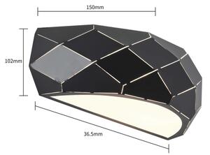 Applique da parete REUS 1xE27/40W/230V, nero