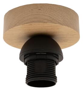 Brilagi - Plafoniera LED CERIA WIRE 1xE27/40W/230V 60x80 cm bronzo/rovere