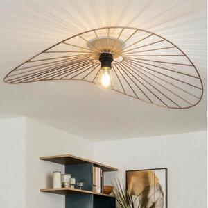Brilagi - Plafoniera LED CERIA WIRE 1xE27/40W/230V 60x80 cm bronzo/rovere