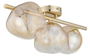 Brilagi - Lampadario a plafone VULCANO 3xG9/8W/230V oro/beige fumé