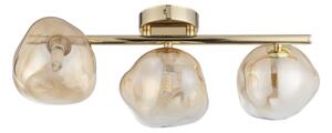 Brilagi - Lampadario a plafone VULCANO 3xG9/8W/230V oro/beige fumé