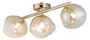 Brilagi - Lampadario a plafone VULCANO 3xG9/8W/230V oro/beige fumé