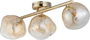 Brilagi - Lampadario a plafone VULCANO 3xG9/8W/230V oro/beige fumé