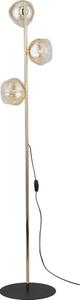 Brilagi - Lampada da terra VULCANO 3xG9/8W/230V oro/beige fumé