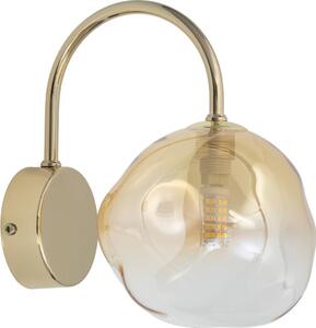 Brilagi - Lampada da parete VULCANO 1xG9/8W/230V dorata/beige fumé