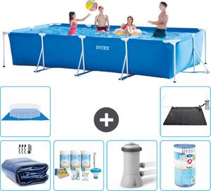 Piscina fuori terra rettangolare - 450x220x84 cm - 7 pezzi - Modello S40296
