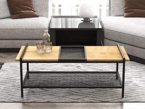 Skye Decor, Mata, tavolino da caffè, noce, pannello di legno rivestito al 100 % di melamina, 120 x 56 x 45 cm
