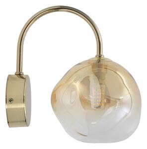 Brilagi - Lampada da parete VULCANO 1xG9/8W/230V dorata/beige fumé