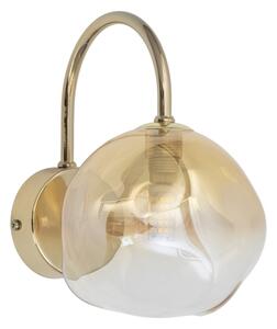 Brilagi - Lampada da parete VULCANO 1xG9/8W/230V dorata/beige fumé