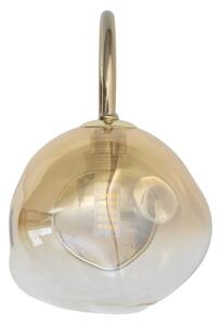 Brilagi - Lampada da parete VULCANO 1xG9/8W/230V dorata/beige fumé