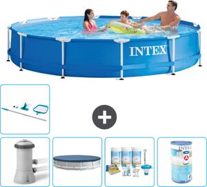 Piscina autoportante rettangolare - 366x76 cm - 6 pezzi - Modello S41715