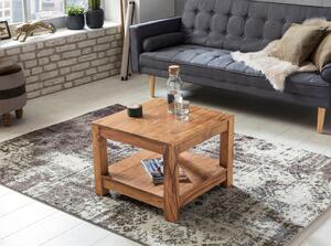 Wohnling tavolino in legno massiccio di acacia 60 x 60 x 45 cm; WL1.571