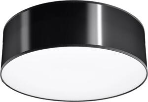 Lampada a soffitto ARENA nero 1xE27 15W PVC 11x25x25cm Sollux Lighting