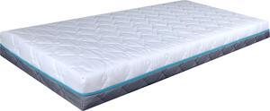 BDW - Materasso 140x70x8 H3 - Materasso in schiuma con ioni d'argento, 180x80x8