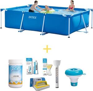 Piscina fuori terra rettangolare - 300x200x75 cm - 7 pezzi - Modello S21255