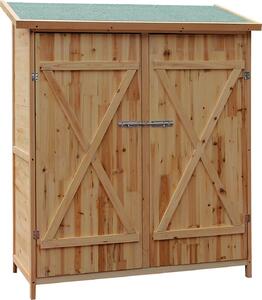 Capanno per attrezzi Wiltec XXL in legno Capanno per attrezzi da giardino incl. materiale di montaggio Capanno per attrezzi da giardino Capanno per attrezzi Capanno per attrezzi