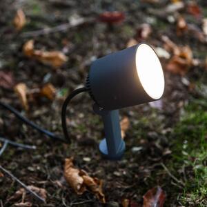 LUTEC Lampada LED con picchetto Explorer testa a faretto