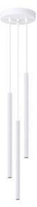 Lampada a sospensione ARCHE 3P bianco 3xG9 8W acciaio 120x20x20cm Sollux Lighting