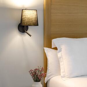 LEDS-C4 Clip applique con luce LED di lettura nero