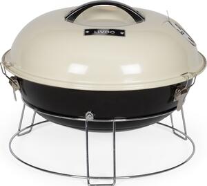 Barbecue a carbonella 38 cm beige Livoo DOC301