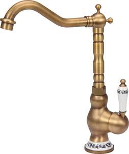 Rubinetto da cucina RETRO BRONZE, vintage, rubinetto acqua, rubinetto lavello, miscelatore